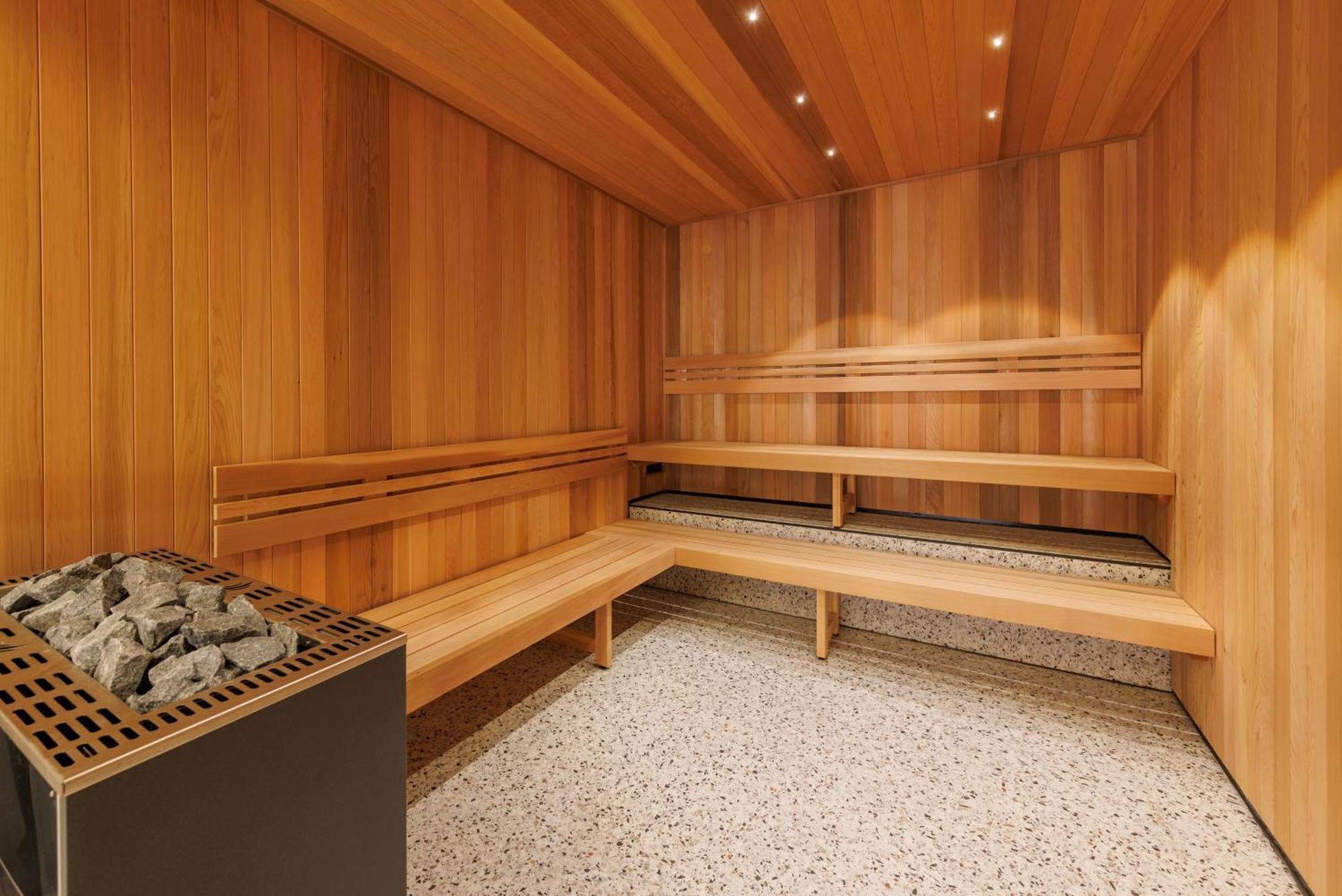 Meriton Suites เมลเบิร์น ภายนอก รูปภาพ A modern Finnish sauna