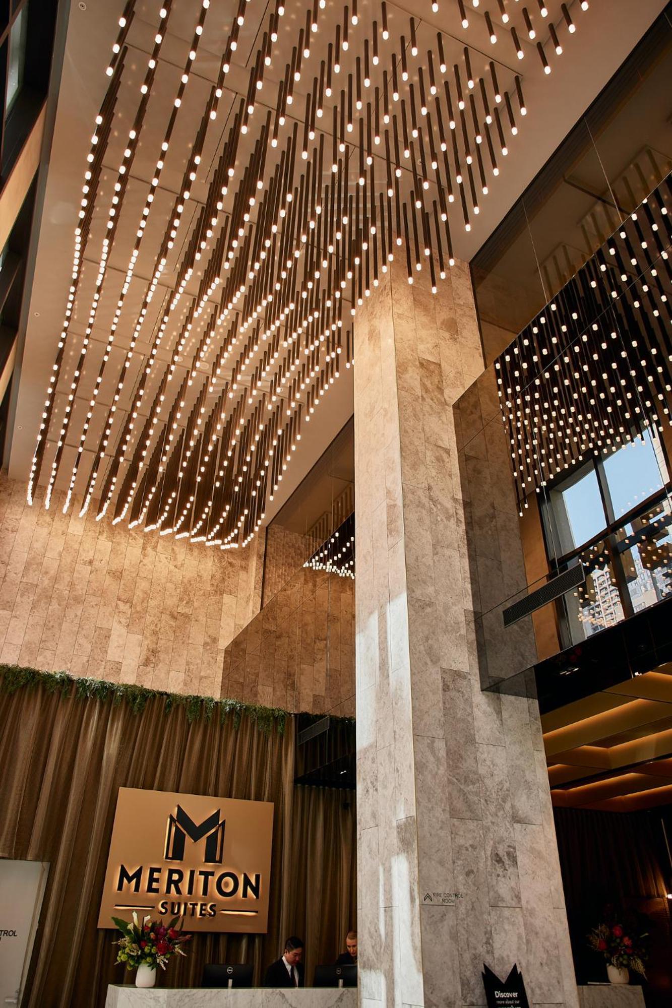 Meriton Suites เมลเบิร์น ภายนอก รูปภาพ The interior of the building