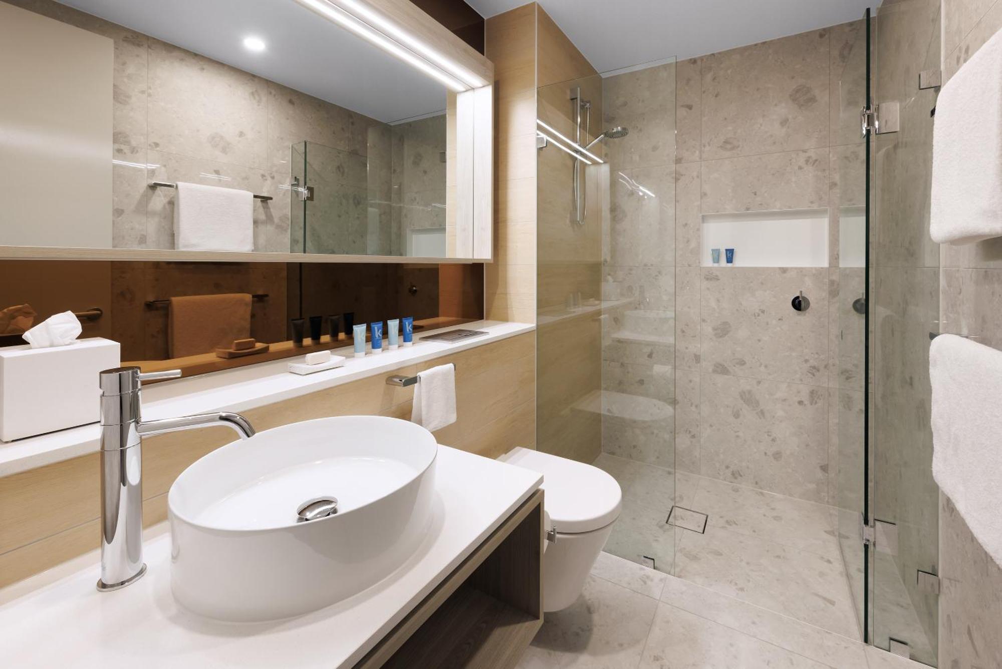 Meriton Suites เมลเบิร์น ภายนอก รูปภาพ Bathroom